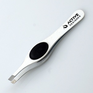 PROFESSIONNEL BEAUTÉ SOURCIL PINCE À ÉPILER INCLINÉE dans de Belles Couleurs en acier inoxydable De Qualité Médicale Silicone Grip Cheveux Cueilleurs - Product Image 6