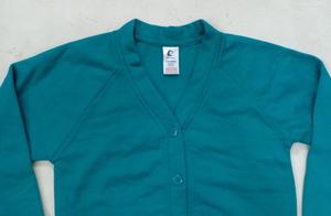 Suéter Cárdigan Original de Marca Superior para Niñas, Cuello en V, Manga Larga, Informal, de Poliéster/Algodón, para Otoño, Bangladesh - Product Image 2