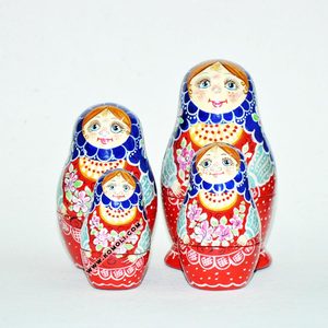 Ruso matryoshka muñecas de papel maché masha muñeca - Product Image 3