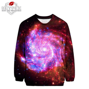 เสื้อสเวตเชิ้ตผู้ชายย้อมสีพื้นขนาด XL สำหรับฤดูหนาวเทคนิคการระเหิด - Product Image 5