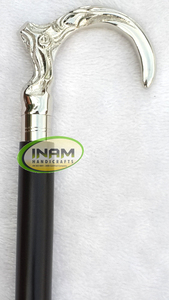 แท่งไม้สำหรับเดินพับได้สไตล์วินเทจ,92ซม. คุณภาพสูงแฮนด์เมดพร้อมด้ามจับทรงกลมดีไซน์เนอร์ - Product Image 2