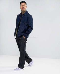 Veste en jean denim pour hommes, blouson personnalisé à la mode, vente en gros, - Product Image 4