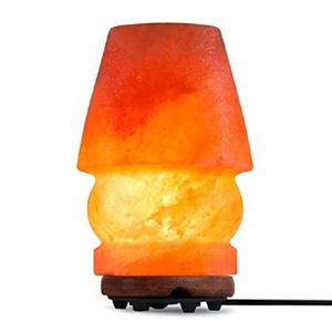 Lámpara de mesa de sal, naranja, indio - Product Image 3