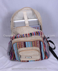 Sac à dos en chanvre pour ordinateur portable, styliste HBBH 0020a - Product Image 5