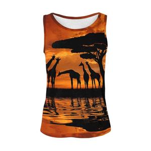 Débardeur d'été pour femmes Vente en gros Sublimation Print Loose Plus Size Design - Product Image 3