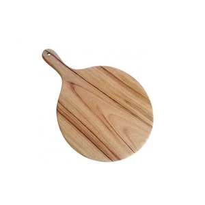 Plat de service à Pizza en bois pour vaisselle cuisine artisanale assiette à Pizza plateau de service en bois Vintage ustensiles de cuisine - Product Image 4