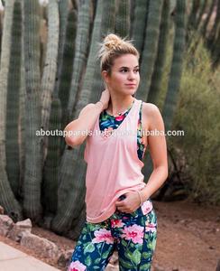 En vrac pas cher prix en gros femmes blanc 100% coton racerback débardeurs, New Look Fashion respirant débardeur - Product Image 2