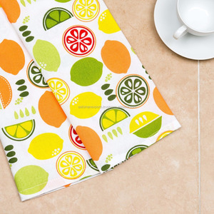 Serviette et serviette de cuisine 100% coton imprimé et teint en fil d'Inde - Product Image 3
