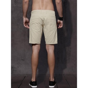 Short chino coupe ajustée pour homme 100% coton Short vierge décontracté anti-rides à motif uni - Product Image 6