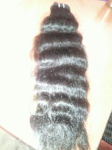 Extensiones de cabello crudo indio de alta calidad, corta cutícula, cabello alineado, trama sin desprendimiento Natural, cabello crudo indio de alta calidad - Product Image 4