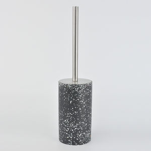 Porte-brosse de toilette en forme de cylindre rond en forme de gravier - Product Image 1