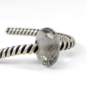 14x8x4,5mm Facetado Roundel Smoky Quartz Hydro Big Hole Stone Beads Cuentas de piedras preciosas sueltas IG5418 Categoría de producto - Product Image 2