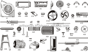 Aucun 8 riz décortiqueuse pièces de rechange - Product Image 3