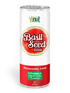 Bebida de Semillas de Albahaca de Primera Calidad de 250 ml, Halal, HACCP, ISO, Jugo de Guayaba Rosa - Product Image 6