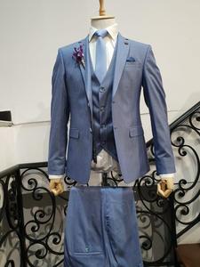 Wholesale price fashion italian style latest design jacket pants <b>men's</b> suits, year new production, high quality - Product Image 4