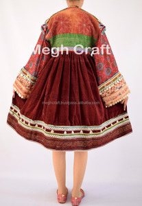 Tradicional Balochi monedas con borlas-Banjara Tribal Kuchi étnicos ropa-afgano hecho a mano Balochi borla - Product Image 5