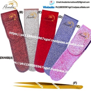 Nouvelle arrivée pochette brillante pince à épiler extension de cils emballage/pochette 2 pièces pince à cils Kit étui Avedainternational - Product Image 4