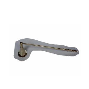 Vela de latón pulido con espejo, candelabro de anillo plano, accesorios de latón - Product Image 2