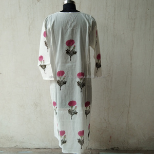 ชุดเดรสผ้าฝ้ายพิมพ์ลายแขนยาวมีกระเป๋าและชุดเดรสแขนยาวเสื้อผ้าวันหยุดลำลองสำหรับผู้หญิง - Product Image 3