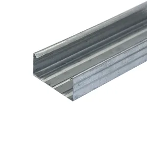 Galvanized Metal Profile Steel Stud Track Drywall Partition Steel Frame Omega Furring Wall Angle