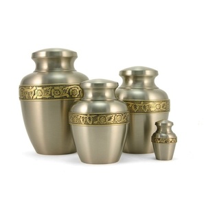 Crémation Urnes Grand Floral Papillons Adultes En Laiton pour Cendres/Urne Funéraire pour Cendres Humaines des Adultes crémation urnes - Product Image 1