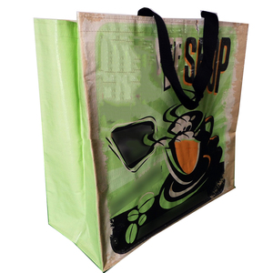 Sac de courses en PP tissé avec poignées en sangle PP et construction en tuyau en U, taille et couleur personnalisables, utilisation confortable, design agréable - Product Image 2