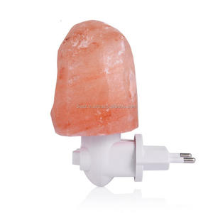Lampe à sel en cristal himayan en forme de cylindre, lumière de nuit, purificateur d'air, USB, - Product Image 1