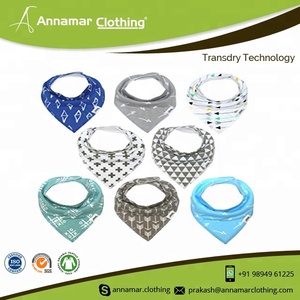 Custom Logo Waterproof Baby Bandana Bibs Set India - Product Image 6