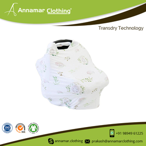High Quality Customized Comfortable Cotton Baby Car Seat Canopy Cover - Product Image 5