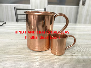 Taza de cobre para Moscow Mule en forma de cilindro - Product Image 3