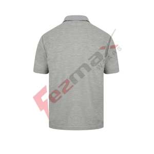 Vente en gros de t-shirt polo grande taille 2023 Design confortable avec tissu en jersey respirant Caractéristique vierge bon marché - Product Image 3