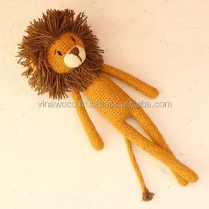Hoholala-पशु खिलौने: अद्भुत शेर-हस्तनिर्मित Crochet खिलौने, उपहार विचार,, वुडलैंड पशु भरवां