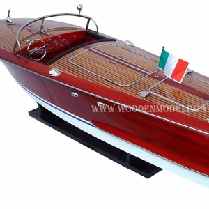 Madeira riva corsaro (controle de rádio pronto), modelo navio/barco de velocidade de madeira/modelo artesanal