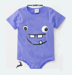 Mameluco de animales de bebé de algodón de bambú europeo de alta calidad mono en línea al por mayor cierre de botón a presión - Product Image 3