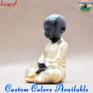 Estatua de Buda de poliresina para decoración del hogar, monje bebé - Product Image 2