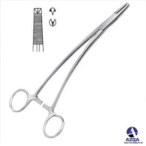 Schindler คีมหนีบเนื้อเยื่อแบบกึ่งโค้งสแตนเลสสตีลเครื่องมือผ่าตัดเครื่องมือทางการแพทย์ - Product Image 2