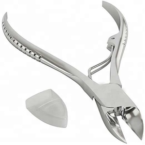 Professional Toe <b>Nail</b> Pliers Heavy Duty Textured Handle Single Spring Toe <b>Nail</b> <b>Cutter</b> Customized Marking - Product Image 1
