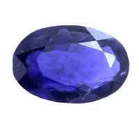 Piedra preciosa de iolita de forma ovalada Natural, Gema 100% Natural, ovalada, azul, Rashi, Ratna