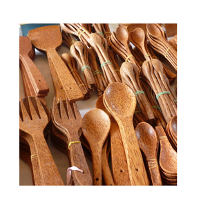 Juego de cuchara de bambú estilo variedad al por mayor/cuchara de bambú bebé - Product Image 1