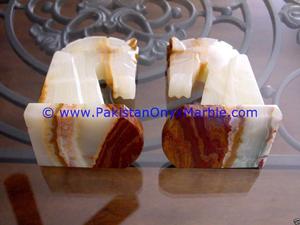 ที่กั้นหนังสือหินออนิกซ์รูปหัวม้า งานสั่งทำ รูปแบบสัตว์ ของที่ระลึก ตกแต่ง คริสตัล หินอ่อน แกะสลักด้วยเทคนิคการสลัก รูปแบบรัก - Product Image 4