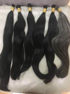 Вьетнамская заводская цена на объемные прямые волосы Remy, выровненные кутикулы для плетения необитанных высококачественных человеческих волос - Product Image 2