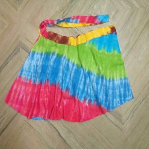 Nuevas faldas redondas envolventes de tamaño mediano para mujer de algodón multicolor Tie Dye proveedor mayorista de India - Product Image 4
