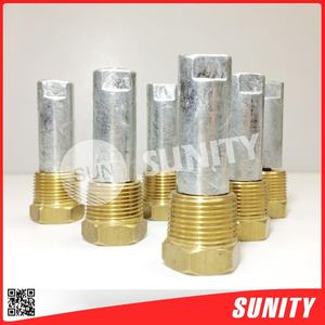 Barra de Ánodo de Zinc para Motor Diésel Marino de Calidad Premium, 20mm*50mm*M8+3/4", Alta Eficiencia, Certificación ISO9001, con Latón ISUZU - Product Image 6