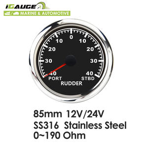 มาตรวัดมุมหางเสือกันน้ำ3-1/3 "85มม. คุณภาพสูง-40 ~ 40 - Product Image 6