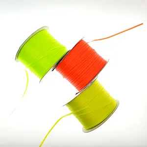 Pita warna neon solid 2mm pita satin wajah ganda poliester untuk kemasan DIY