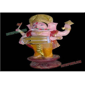 Statue en fibre Ganesha pour l'entrée du mariage Décoration de mariage hindou Sculpture de bienvenue élégante Décoration de l'entrée Australie Offre de vente - Product Image 1