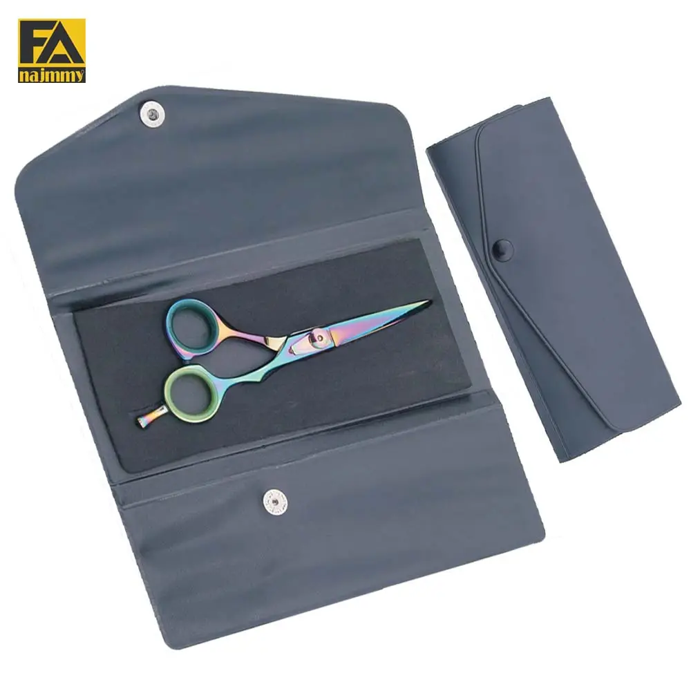 Hair Cutting Scissors Kit Made Of Synthetic Leather (Available in real cow hide Leather)