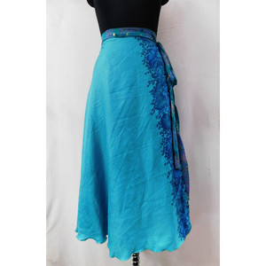 กระโปรงผ้าไหมวินเทจ สไตล์ชุดชายหาด แบบพันรอบตัว สำหรับเด็กผู้หญิง ผู้หญิง และสุภาพสตรี - Product Image 2