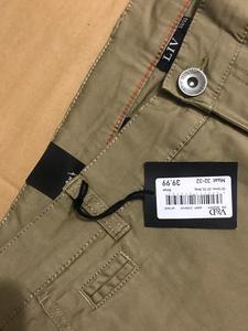 กางเกงชิโน่ผ้าฝ้ายทรงลำลองสำหรับผู้ชาย สไตล์ทหาร  มีซิป  กระเป๋าหลายช่อง น้ำหนักเบา  สินค้าเกินการผลิตจากโรงงาน - Product Image 3