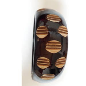 Brazalete de resina de diseño modelo de alta calidad con uso manual de mujer con color pulido natural precio bajo Venta caliente - Product Image 6